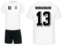 Kinder Deutschland Trikot Shirt Baby Retro Set Nationalmannschaft WM 90 74 1990