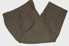 VTG US ARMY WOOL FIELD TROUSERS 1945 PATTERN, MADE IN 1950 BUTTON FLY 32x29
