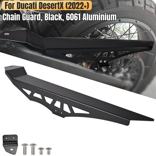 Black Chain Guard Extender Mudguard Cover Panel Fit For Ducati DesertX 2022 2023 - Bild 2 von 15