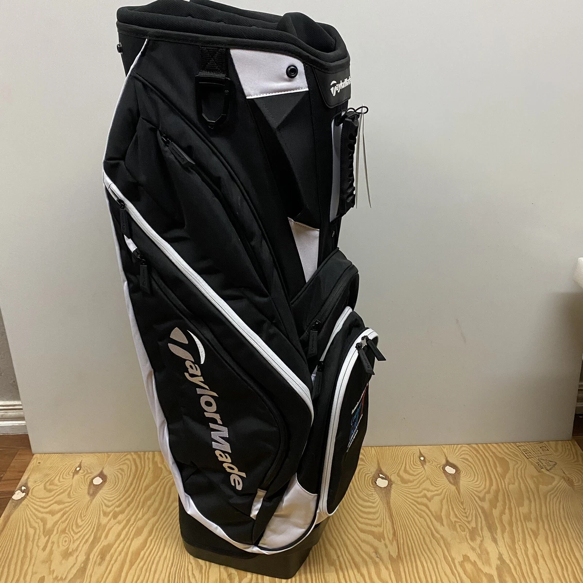 TaylorMade TM14 Custom Catalina 14-Way Golf Cart Bag Black White w