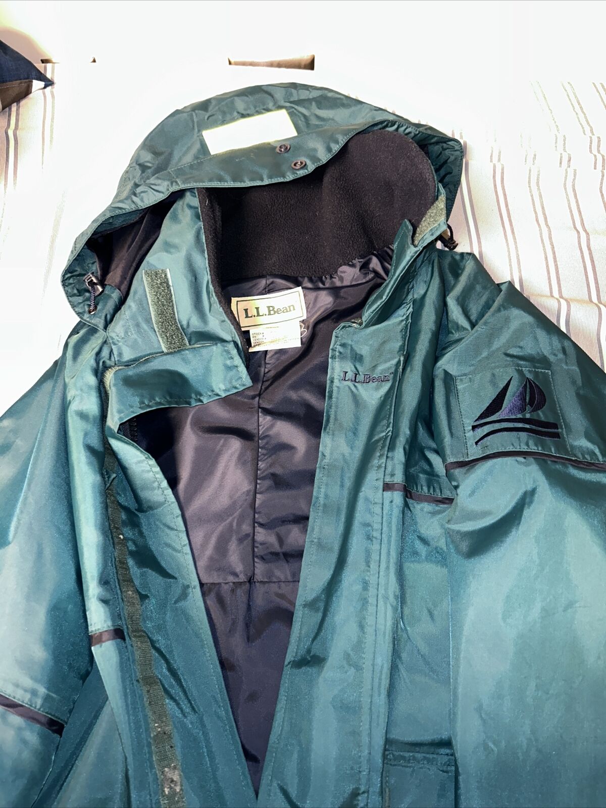 LL Bean Gore Tex vintage rain coat jacket mens XL Tall iuu.org.tr