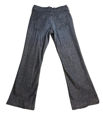 James Jeans Dry Aged Wesley Troy Bootcut Jeans Womens 27 Stretch Blue Denim