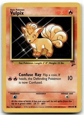 Vulpix 099/130 Base Set 2 Common Pokemon TCG HP