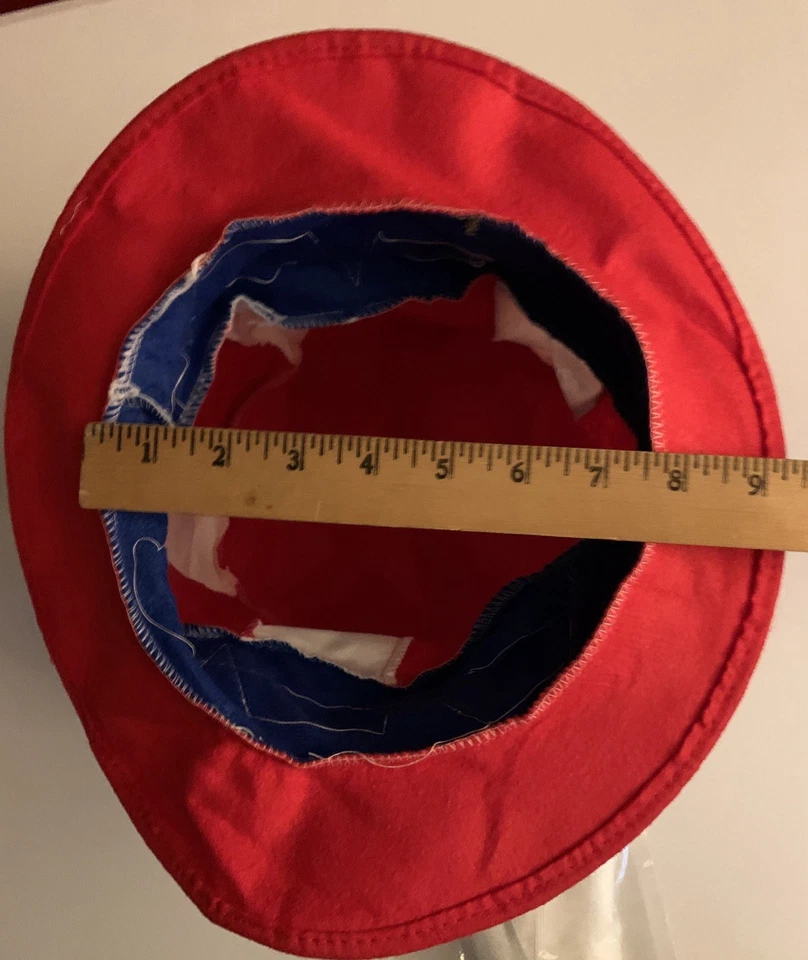 Kit de accesorios de disfraz de 2 piezas Tío Sam sombrero alto y barba en la barba nuevo en paquete Foto 4 de 4