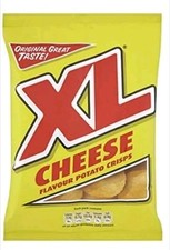 New larger bag XL Cheese Flavour Potato Crisps 65g 18 Pack Full Box PM £.125
