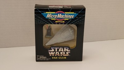 Star Wars Micro Machines Fan Club Star Destroyer and Darth Vader #40959