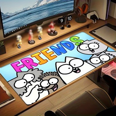 40*90cmSimon's Cat 8 Mouse pad washable desk mat durable and non-slip suitable f