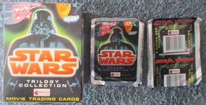 1997 MERLIN STAR WARS: Trilogy Collection TRADING CARDS Full Box/50 Sealed Packs