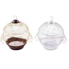Stand Cage Hanging Cage Hanging Hook House with Food Bowl Bird Cage Parrot