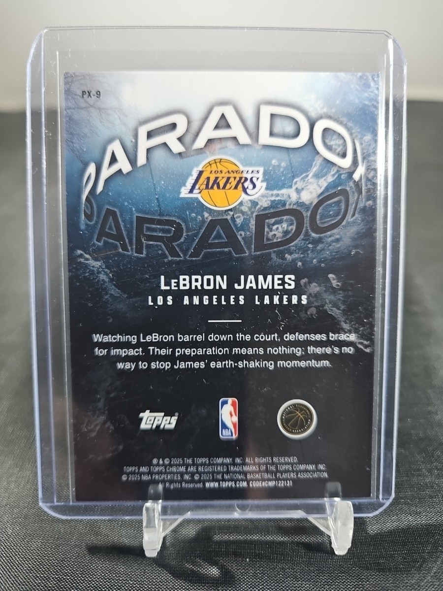 2025-26 Topps Chrome #PX-9 LeBron James Paradox Case Hit Los