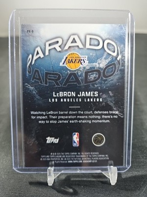 NBA カード Lebron James Topps Chrome PSA9 2025-26 Topps Chrome #PX-9 LeBron James Paradox Case Hit Los