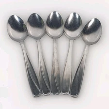 CI CIF9 Japan Silverware Swirl Pattern Set Of 5 Teaspoons