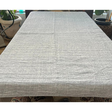 Hearth Hand Full Queen 88 x 92 in Quilt Cotton Blend Heathered Crosshatch