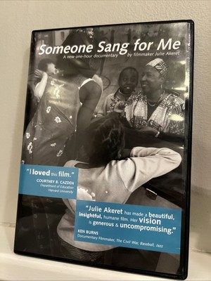 Someone Sang for Me documentary DVD by Julie Akeret Rare Massachusetts