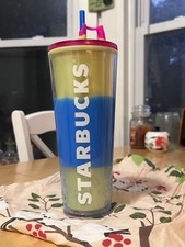Starbucks 24 oz Blue Wave Color Changing Tumb...