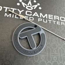 Scotty Cameron BLACK Circle T CT Key Fob - Gallery - NEW / Bigger Mid-size