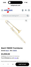 Bach Aristocrat TB600 Trombone no damage w/case no damage
