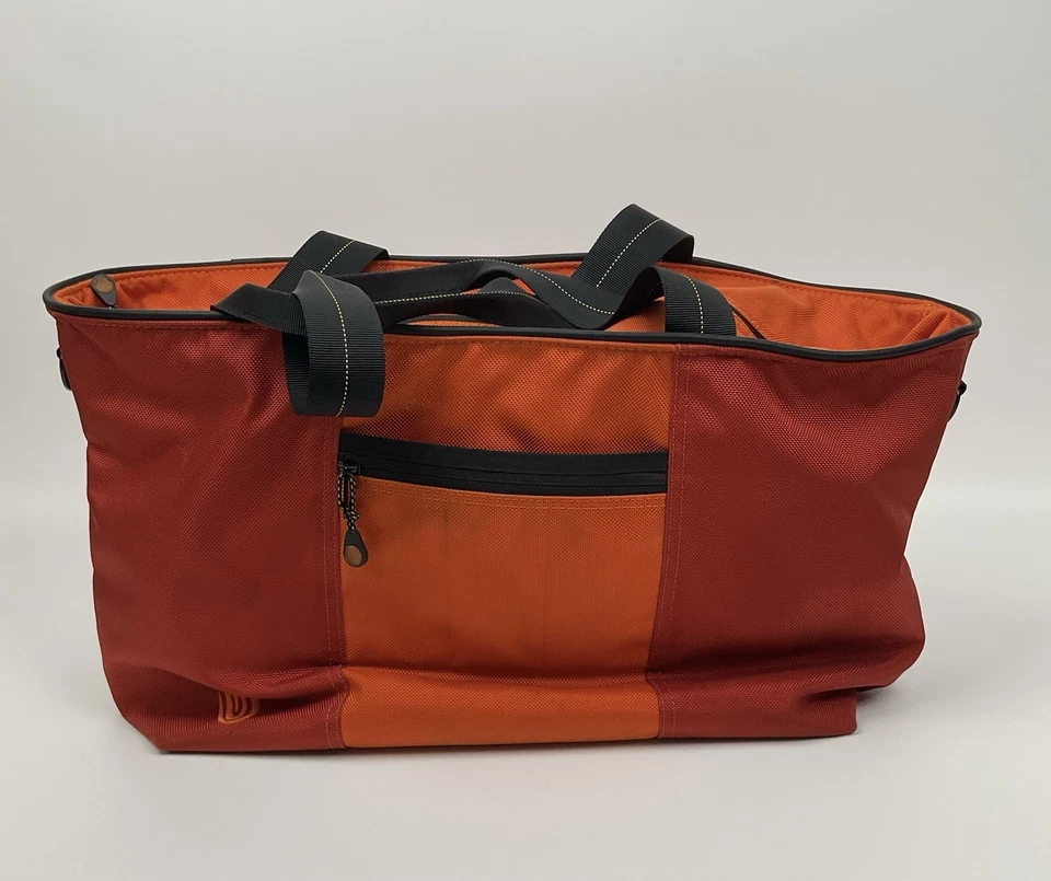 Timbuk2 Red Orange Duffel Tote Bag Travel Utility Work Outdoor Coastal - Image 2 of 4