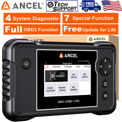 Automotive OBD2 Scanner Car Diagnostic Tool Code Reader ABS SRS ECM Transmission