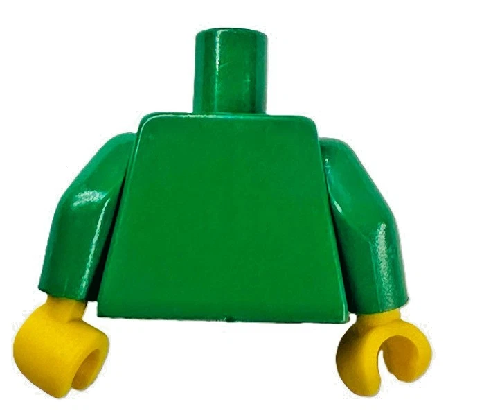 LEGO Armada Imperial Capitán Minifigura Torso Rayas Verdes Medalla Piratas 6281 MF Foto 2 de 3