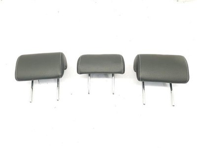 2012-2018 MK2 TOYOTA AURIS SET X3 REAR HEADRESTS LH RH CENTRE BLACK LEATHER