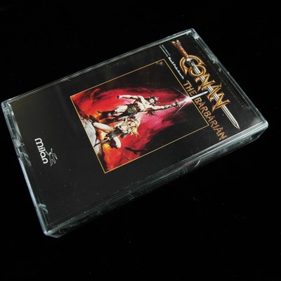 CONAN THE BARBARIAN Soundtrack - Basil Poledouris - RARE 1992 Cassette MC - NEU