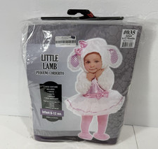 Brand New Little Lamb Costume Infant 6-12 Months Costumes USA, White
