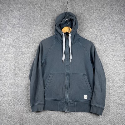 Fjallraven Greenland Zip Hoodie Womens Medium M Blue Gray Logo Outdoors