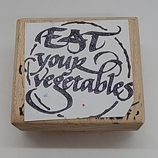 Eat Your Vegetables 3050-H Stamp