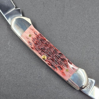 カゴ Case XX Canoe 62131 Cranberry Folding Pocket Knife 05424 in Box | eBay