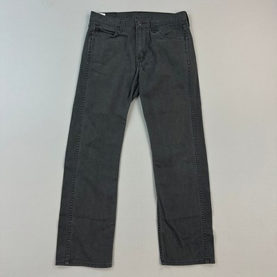 Levis 513 Jeans Mens 29x30 30x28 Black Denim Slim Fit Straight Stretch Casual