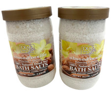 Dead Sea Collection Bath Salts 2 Pack 34.2 Oz Each Almond Vanilla Balance Soothe
