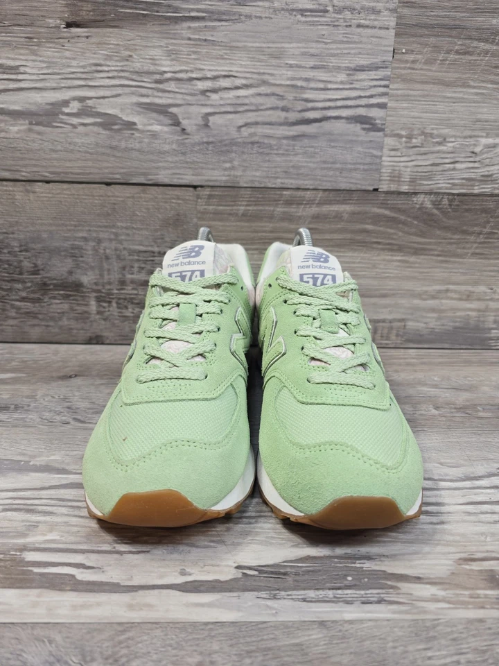 Новый баланс туфли женщин 7,5 B зеленый 574 Athletic работает ходьба кроссовки - Изображение 4 из 4