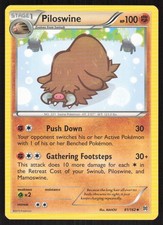 Pokemon Piloswine Uncommon 81/162 XY - BREAKthrough LP