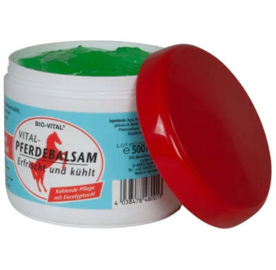 TRENDYSHOP365 2x 4x 6x 500ml Bio-Vital Pferdebalsam kühlend Sport Gel Eucalyptusöl Pferdesalbe