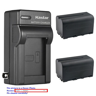 Kastar Battery AC Charger for FEELWORLD F6 PLUS 5.5 INCH 3D LUT FIELD MONITOR