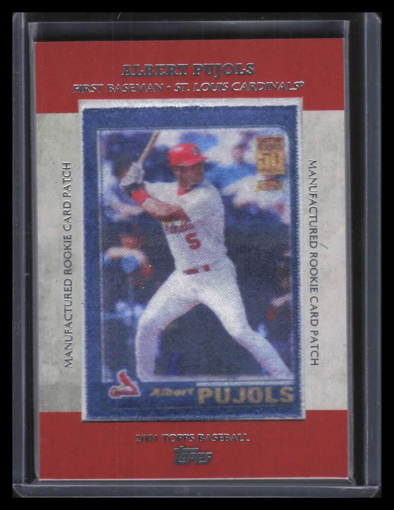 2013 Topps Manufactured Commemorative Rookie rcp22 Albert Pujols