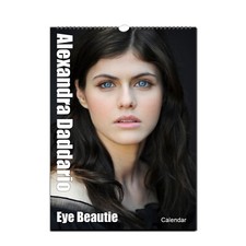 Alexandra Daddario Eye Beautie Full Photo personalised  2026/27 Calendar