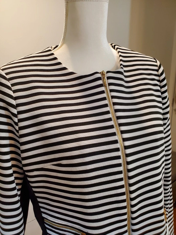 David Ash 女式西装外套,美国 L 码 — 第 3/4 张图片