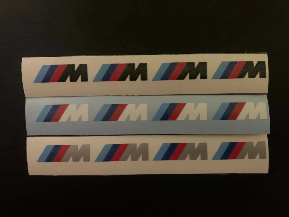4 x Compatible with BMW M performance ///M Sport Brake Caliper Decals Stickers - Image 2 of 3