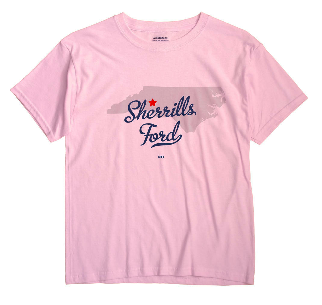 Sherrills Ford North Carolina NC TShirt MAP eBay