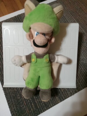Flying Squirrel Luigi Plush Toy 10'' Super Mario Bros. U Nintendo 2013