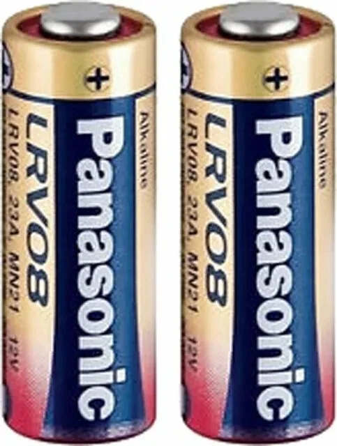 1x Panasonic 23A 23AE MN21 23 A23 23GA 12V Remote Control - Alkaline Battery - Image 2 of 3
