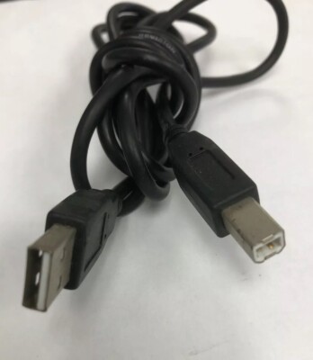 USB 2.0 Printer Data Cable Type A Male to B Male 6' 6 Foot