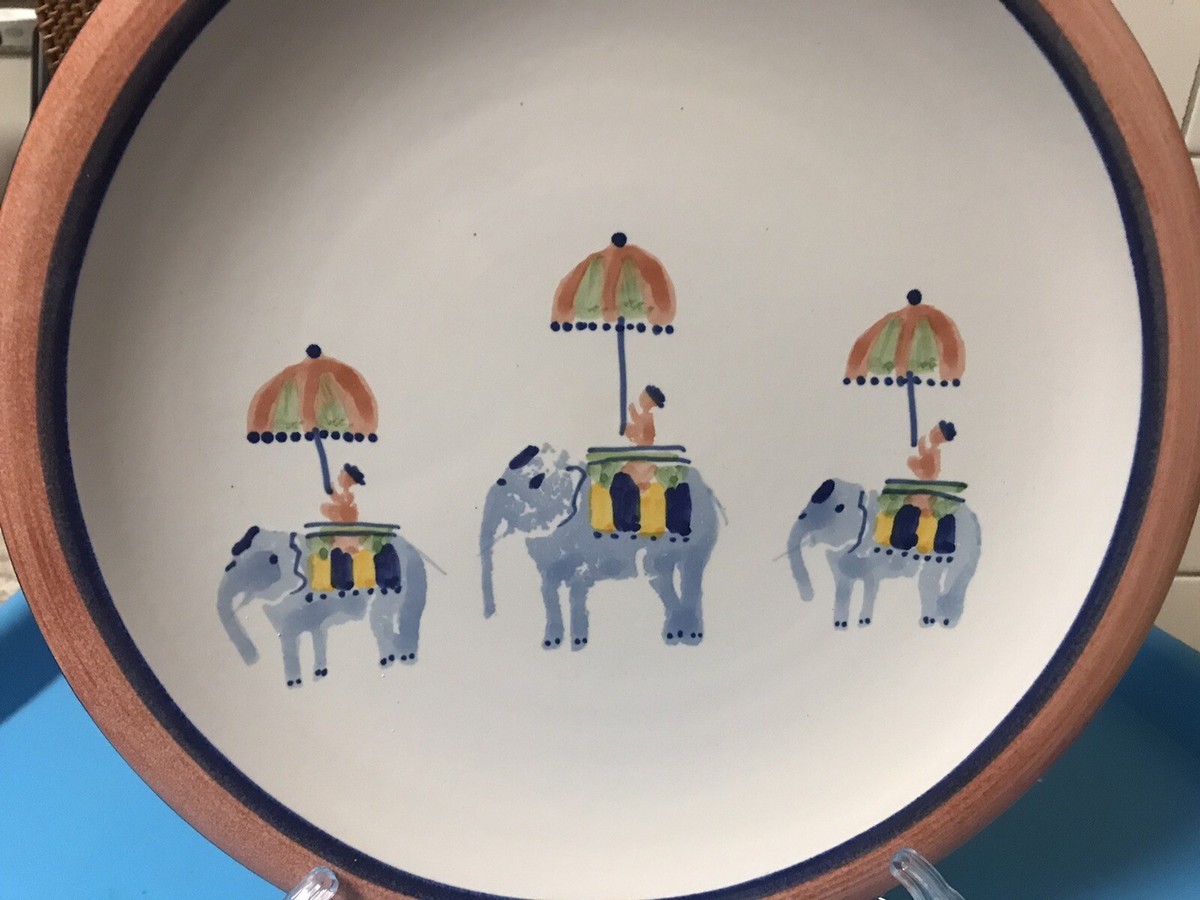 Christopher Vine Temuka Hand Painted Collectable Plate Made In