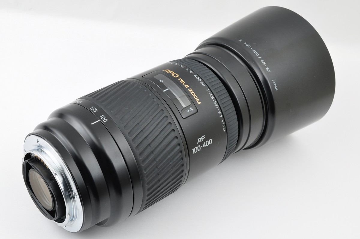 MINOLTA AF APO TELE ZOOM 100-400mm 1:4.5-6.7 一眼レフカメラレンズ