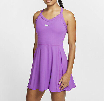 comprare Nike Nikecourt Dri-Fit Tennis Femminile Vestito AV0724-532 Viola Taglia XS NUOVA