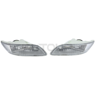 Nilight Fog Light Assembly Compatible With 2002 2003 2004 Toyota Camry 2005 2006 2007 2008 Toyota Corolla 2002 2003 2004 Toyota Camry Fog Lamps Replacement Clear Lens With 9006 12V 55W Bulbs: Automotive