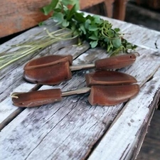 CLEARANCE Vintage Shoe Keepers Rochester Shoe Tree Co Rustic Farmhouse Decor