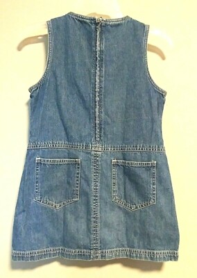 gap denim jumper dress Denim Jumper Dress For Girls